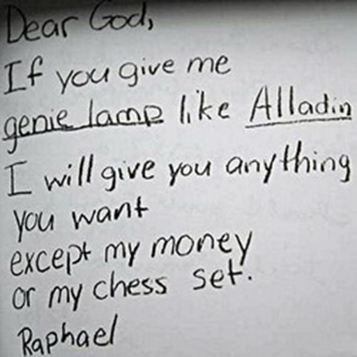 Dear God / Imaginary Entity / …