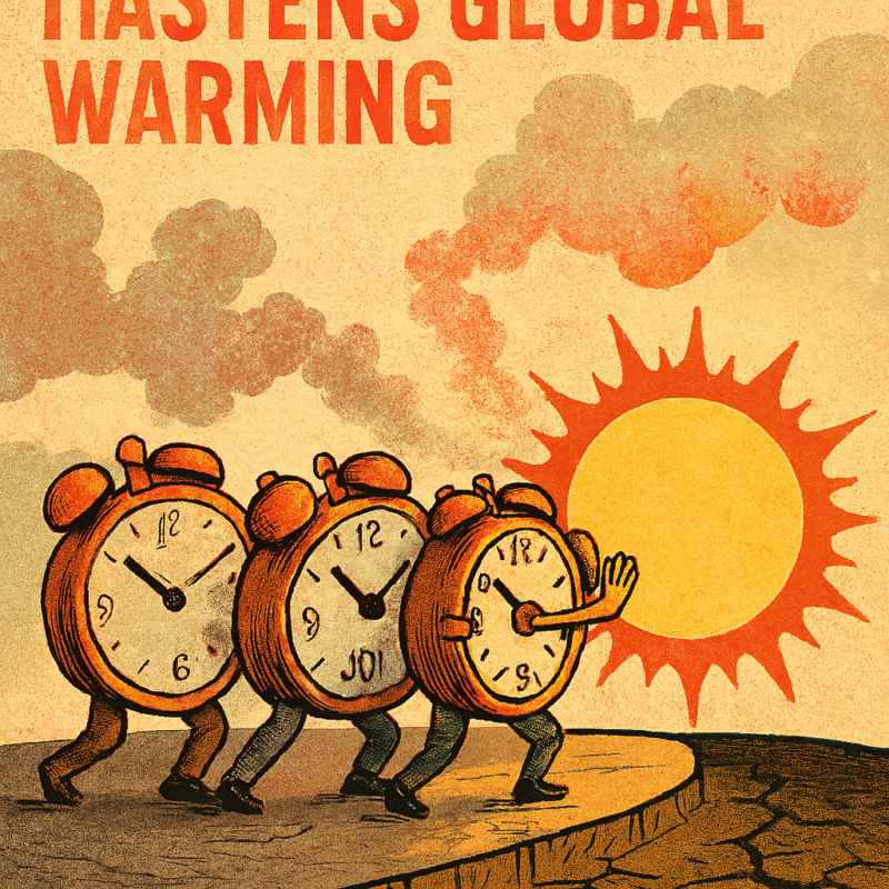 Daylight Savings Disaster Hastens Global Warming